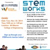 STEMworks Industry Connection is about students learning about  Innovation sector companies and to explore STEM-related career fields! Sign up with your STEMworks Teachers today! Tuesday, Tuesday, November 25, 2014 9am ...